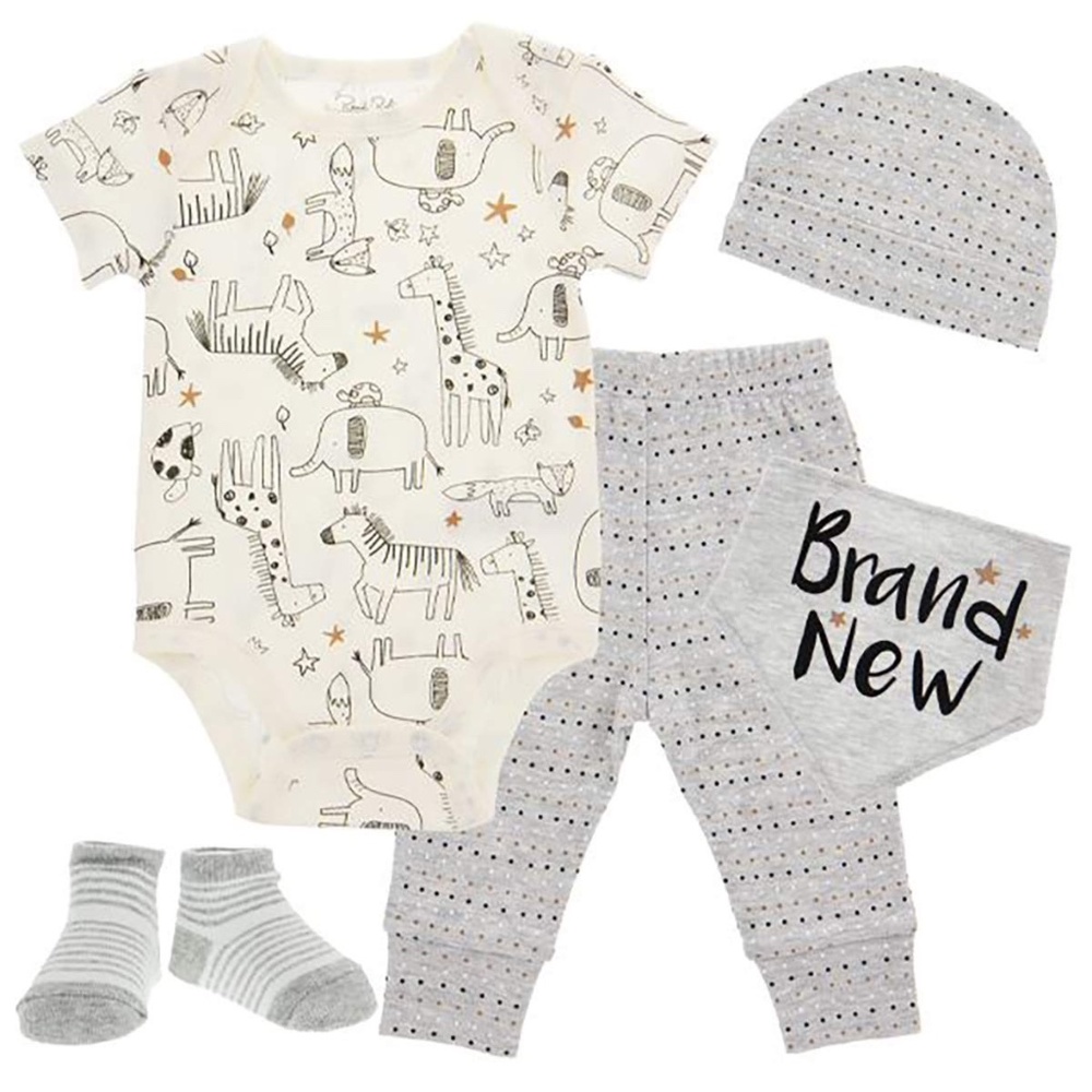 Newborn Baby Girl Boy Brand New Clothing Layette Gift Set Essentials Bodysuit